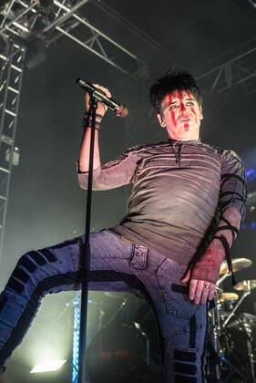 Gary Numan performs at the Leeds O2 Academy. The show was part of a headline UK tour to promote his new record Intruder . Featuring: Gary Numan Where: Leeds, United Kingdom When: 12 May 2022 Credit: Graham Finney Cover Images Copyright: xGrahamxFinneyx xCoverxImagesx 51524048 EDITORIAL USE ONLY. NOT FOR USE BY NEWSPAPERS BASED IN THE UK.