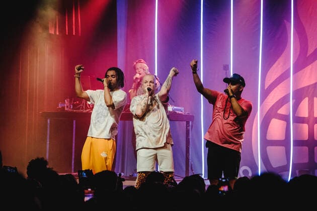 Culcha Candela live in Bern, Switzerland Bern, Switzerland. 12th, May 2022. The German rap group Culcha Candela performs a live concert at Bierh?beli in Bern. Bern Switzerland  Copyright: xGonzalesxPhoto TilmanxJentzschx