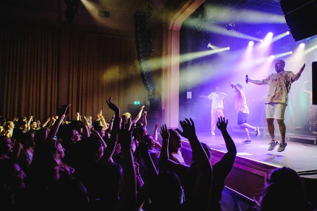 Culcha Candela live in Bern, Switzerland Bern, Switzerland. 12th, May 2022. The German rap group Culcha Candela performs a live concert at Bierh?beli in Bern. Bern Switzerland  Copyright: xGonzalesxPhoto TilmanxJentzschx