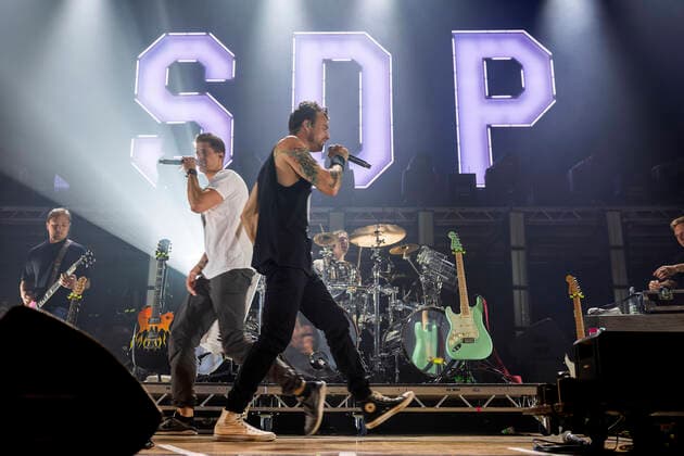 Vincent Stein and Dag Alexis Kopplin of SDP live at a concert their Die Unendlichste Tour at Thüringenhalle Erfurt, 13 05 2022 Foto:xM.xKremerx xFuturexImage