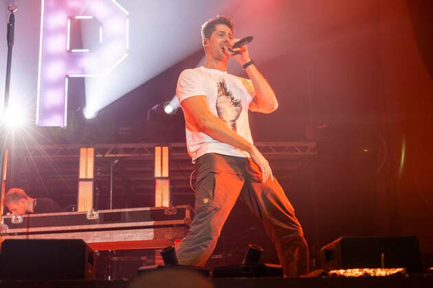 Vincent Stein from SDP live at a concert their Die Unendlichste Tour at Thüringenhalle Erfurt, 13 05 2022 Foto:xM.xKremerx xFuturexImage