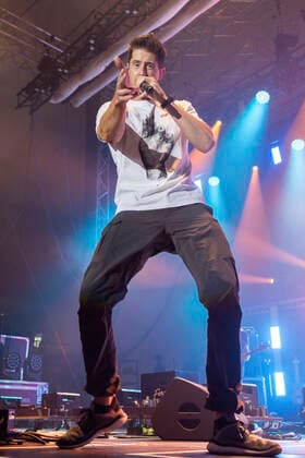 Vincent Stein from SDP live at a concert their Die Unendlichste Tour at Thüringenhalle Erfurt, 13 05 2022 Foto:xM.xKremerx xFuturexImage