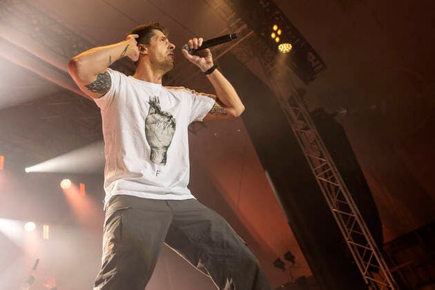 Vincent Stein from SDP live at a concert their Die Unendlichste Tour at Thüringenhalle Erfurt, 13 05 2022 Foto:xM.xKremerx xFuturexImage