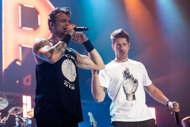 Dag Alexis Kopplin and Vincent Stein from SDP live at a concert their Die Unendlichste Tour at Thüringenhalle Erfurt, 13 05 2022 Foto:xM.xKremerx xFuturexImage