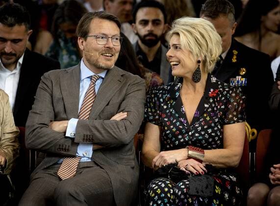 2022 05 14 16 00 34 AMSTERDAM Prince Constantijn and Princess Laurentien during the presentation of the World Press Photo Contest 2022 The annual competition rewards photojournalists and documentary photographers for the best photos and visual stories made in the past year KOEN VAN WEEL netherlands out belgium out  Copyright: xx x448528144x originalFilename: 448528144.jpg