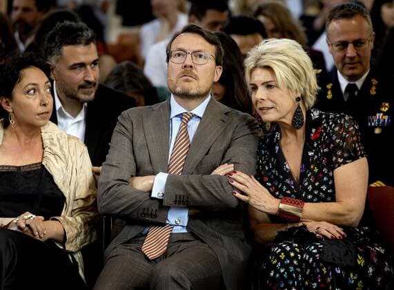2022 05 14 16 00 05 AMSTERDAM Prince Constantijn and Princess Laurentien during the presentation of the World Press Photo Contest 2022 The annual competition rewards photojournalists and documentary photographers for the best photos and visual stories made in the past year KOEN VAN WEEL netherlands out belgium out  Copyright: xx x448528182x originalFilename: 448528182.jpg
