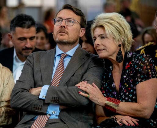 14-05-2022 Amsterdam Prince Constantijn, with princess Laurentien, attend the World Press Photo Contest 2022 at the Nieuwe Kerk Amsterdam. Â  Copyright: xPPEx