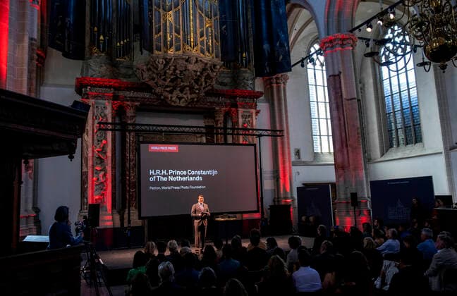 14-05-2022 Amsterdam Prince Constantijn attend the World Press Photo Contest 2022 at the Nieuwe Kerk Amsterdam. Â  Copyright: xPPEx
