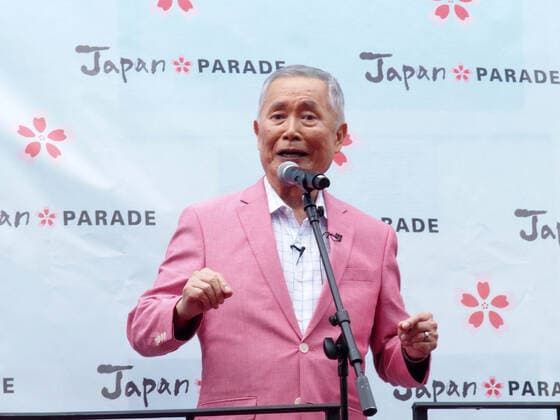 May 14, 2022, New York, New York, USA: May 14, 2022 First Annual Japan Dy Parade marches down Central Park West in Manhattan, Bands,Floats and celebrities enjoy the festivities. George Takei was the Inaugural .Grand Marshal. New York USA - ZUMAct2_ 20220514_zaf_ct2_138 Copyright: xBrucexCotlerx