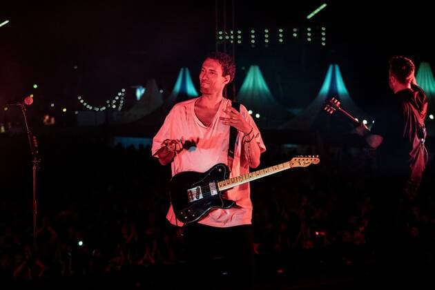 2022 05 14 21 47 43 SCHEVENINGEN The Dutch rock band Kensington with lead singer Eloi Youssef performs during the beach concert Live on the Beach ANP KIPPA PAUL BERGEN netherlands out belgium out  Copyright: xx x448579739x originalFilename: 448579739.jpg