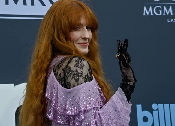 Florence Welch attends the annual Billboard Music Awards held at the MGM Grand Garden Arena in Las Vegas, Nevada on May 15, 2022.  LAV202205150035 JIMxRUYMEN