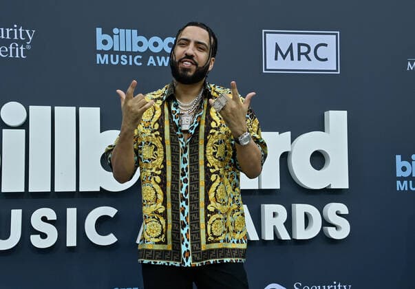 French Montana attends the annual Billboard Music Awards held at the MGM Grand Garden Arena in Las Vegas, Nevada on May 15, 2022.  LAV202205150027 JIMxRUYMEN