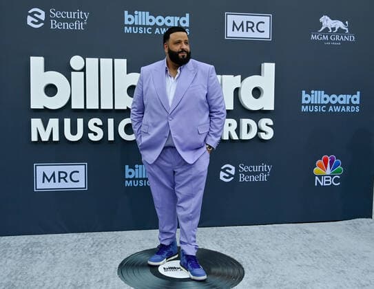 DJ Khaled attends the annual Billboard Music Awards held at the MGM Grand Garden Arena in Las Vegas, Nevada on May 15, 2022.  LAV202205150065 JIMxRUYMEN