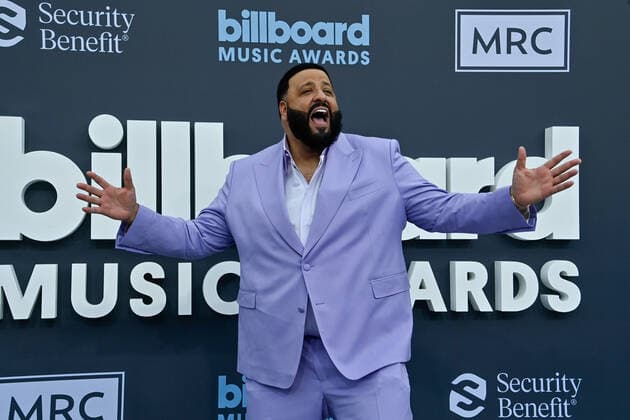 DJ Khaled attends the annual Billboard Music Awards held at the MGM Grand Garden Arena in Las Vegas, Nevada on May 15, 2022.  LAV202205150069 JIMxRUYMEN
