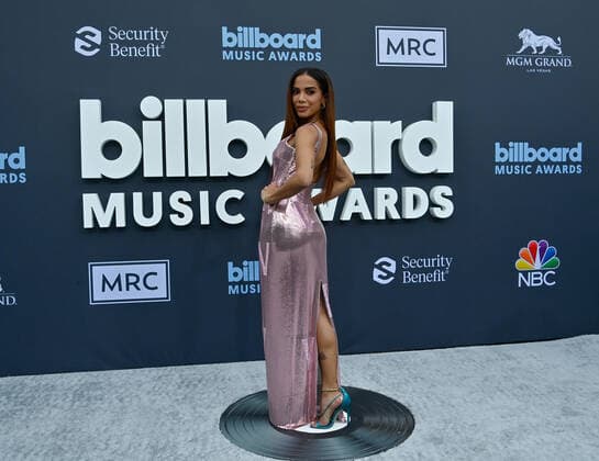 Anitta attends the annual Billboard Music Awards held at the MGM Grand Garden Arena in Las Vegas, Nevada on May 15, 2022.  LAV202205150086 JIMxRUYMEN