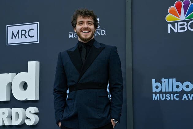 Jack Harlow attends the annual Billboard Music Awards held at the MGM Grand Garden Arena in Las Vegas, Nevada on May 15, 2022.  LAV202205150097 JIMxRUYMEN