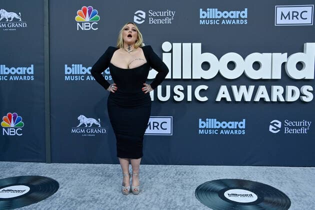 Elle King attends the annual Billboard Music Awards held at the MGM Grand Garden Arena in Las Vegas, Nevada on May 15, 2022.  LAV202205150189 JIMxRUYMEN