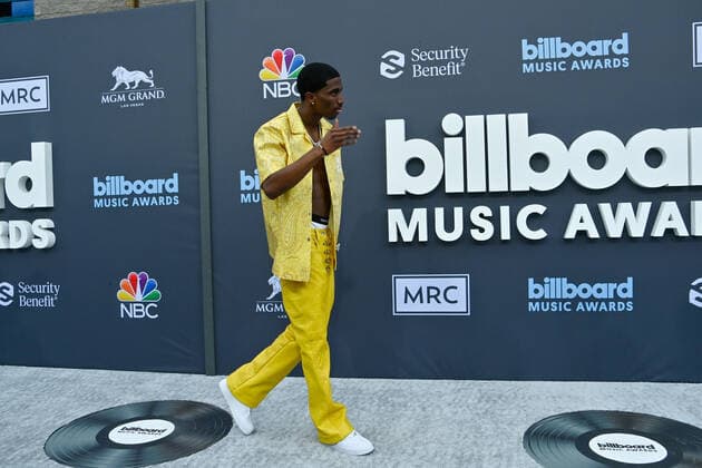 Christian Combs attends the annual Billboard Music Awards held at the MGM Grand Garden Arena in Las Vegas, Nevada on May 15, 2022.  LAV202205150227 JIMxRUYMEN