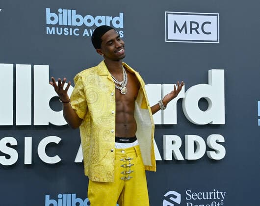 Christian Combs attends the annual Billboard Music Awards held at the MGM Grand Garden Arena in Las Vegas, Nevada on May 15, 2022.  LAV202205150230 JIMxRUYMEN