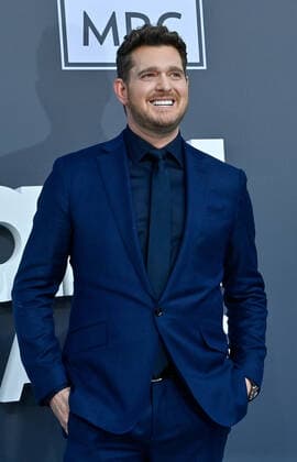 Michael Bublé attends the annual Billboard Music Awards held at the MGM Grand Garden Arena in Las Vegas, Nevada on May 15, 2022.  LAV202205150371 JIMxRUYMEN