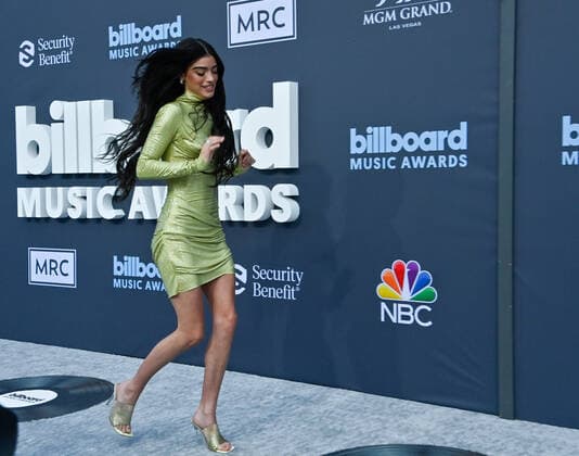 Dixie D Amelio attends the annual Billboard Music Awards held at the MGM Grand Garden Arena in Las Vegas, Nevada on May 15, 2022.  LAV202205150464 JIMxRUYMEN