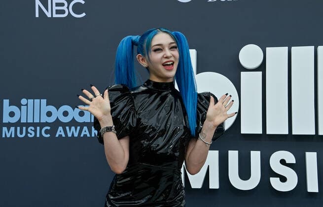AleXa attends the annual Billboard Music Awards held at the MGM Grand Garden Arena in Las Vegas, Nevada on May 15, 2022.  LAV202205150536 JIMxRUYMEN
