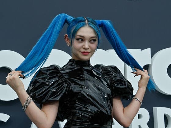 AleXa attends the annual Billboard Music Awards held at the MGM Grand Garden Arena in Las Vegas, Nevada on May 15, 2022.  LAV202205150543 JIMxRUYMEN