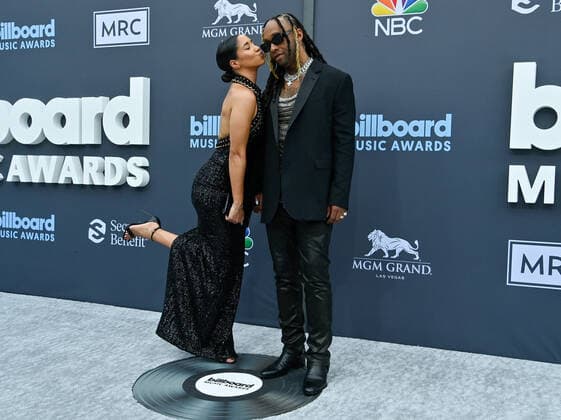 Zaila and Ty Dolla $ign attend the annual Billboard Music Awards held at the MGM Grand Garden Arena in Las Vegas, Nevada on May 15, 2022.  LAV202205150507 JIMxRUYMEN
