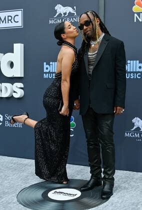 Zaila and Ty Dolla $ign attend the annual Billboard Music Awards held at the MGM Grand Garden Arena in Las Vegas, Nevada on May 15, 2022.  LAV202205150508 JIMxRUYMEN