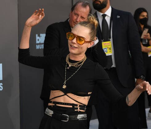 May 15, 2022, Las Vegas, NV, USA: Cara Delevingne attends the 2022 Billboard Music Awards at MGM Grand Garden Arena on May 15, 2022 in Las Vegas, Nevada. Las Vegas USA - ZUMAs181 20220515_zea_s181_131 Copyright: xImagespacex