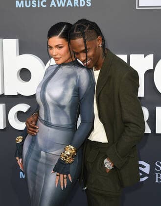 May 15, 2022, Las Vegas, NV, USA: Kylie Jenner and Travis Scott attend the 2022 Billboard Music Awards at MGM Grand Garden Arena on May 15, 2022 in Las Vegas, Nevada. Las Vegas USA - ZUMAs181 20220515_zea_s181_139 Copyright: xImagespacex
