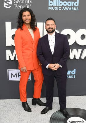 May 15, 2022, Las Vegas, NV, USA: Dan + Shay - Dan Smyers and Shay Mooney attend the 2022 Billboard Music Awards at MGM Grand Garden Arena on May 15, 2022 in Las Vegas, Nevada. Las Vegas USA - ZUMAs181 20220515_zea_s181_253 Copyright: xImagespacex