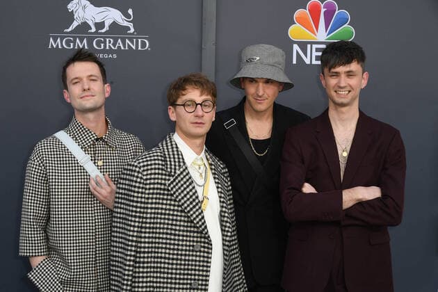 May 15, 2022, Las Vegas, NV, USA: Glass Animals - Drew MacFarlane, Dave Bayley, Joe Seward and Edmund Irwin-Singer attends the 2022 Billboard Music Awards at MGM Grand Garden Arena on May 15, 2022 in Las Vegas, Nevada. Las Vegas USA - ZUMAs181 20220515_zea_s181_367 Copyright: xImagespacex