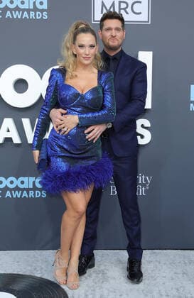 16 May 2022 - Las Vegas, NV - Luisana Lopilato, Michael Bublé. 2022 Billboard Music Awards Red Carpet Arrivals. Photo Credit: MJT AdMedia 280177 2022-05-15 NV Las Vegas Etats-Unis  Copyright: xAdMediax STAR_280177_007
