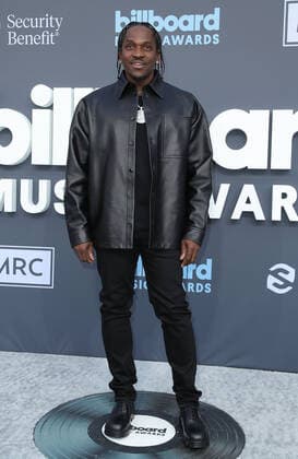 16 May 2022 - Las Vegas, NV - Pusha T. 2022 Billboard Music Awards Red Carpet Arrivals. Photo Credit: MJT AdMedia 280177 2022-05-15 NV Las Vegas Etats-Unis  Copyright: xAdMediax STAR_280177_038