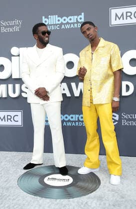16 May 2022 - Las Vegas, NV - Sean Combs, Christian Combs. 2022 Billboard Music Awards Red Carpet Arrivals. Photo Credit: MJT AdMedia 280177 2022-05-15 NV Las Vegas Etats-Unis  Copyright: xAdMediax STAR_280177_060