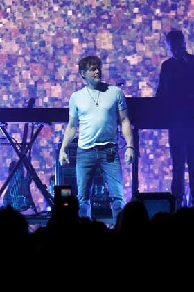 Singer Morten Harket from the Norwegian band A ha during their concert at Lanxess Arena Cologne, 15 05 2022 NRW Germany Copyright: xChristophxHardtx