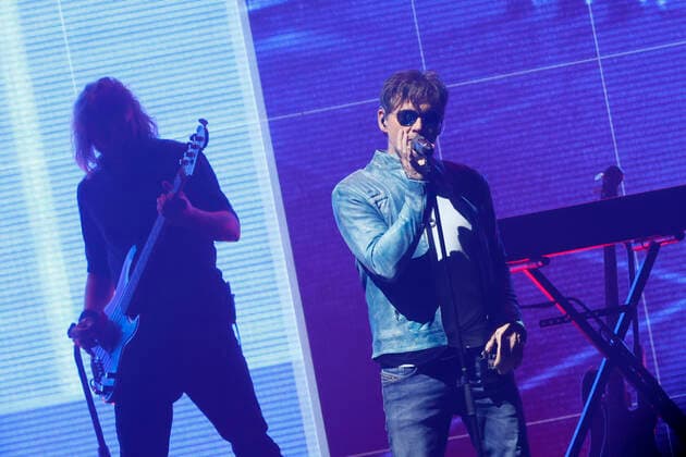 Singer Morten Harket from the Norwegian band A ha during their concert at Lanxess Arena Cologne, 15 05 2022 NRW Germany Copyright: xChristophxHardtx