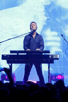 Keyboardist Magne Furuholmen from the Norwegian band A ha during their concert at Lanxess Arena Cologne, 15 05 2022 NRW Germany Copyright: xChristophxHardtx