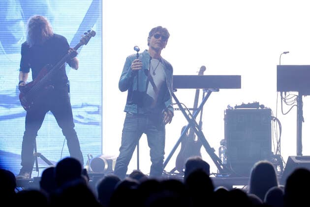 Singer Morten Harket from the Norwegian band A ha during their concert at Lanxess Arena Cologne, 15 05 2022 NRW Germany Copyright: xChristophxHardtx