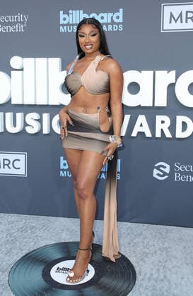 16 May 2022 - Las Vegas, NV - Megan Thee Stallion. 2022 Billboard Music Awards Red Carpet Arrivals. Photo Credit: MJT AdMedia 280177 2022-05-15 NV Las Vegas Etats-Unis  Copyright: xAdMediax STAR_280177_070
