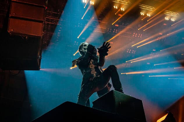 Tobias Forge of Ghost live at a concert of the Imperator Europe Tour at ZAG Arena Hannover, 15 05 2022 Foto:xC.xSpeidelx xFuturexImage