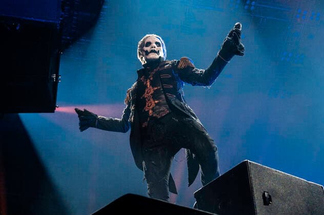 Tobias Forge of Ghost live at a concert of the Imperator Europe Tour at ZAG Arena Hannover, 15 05 2022 Foto:xC.xSpeidelx xFuturexImage