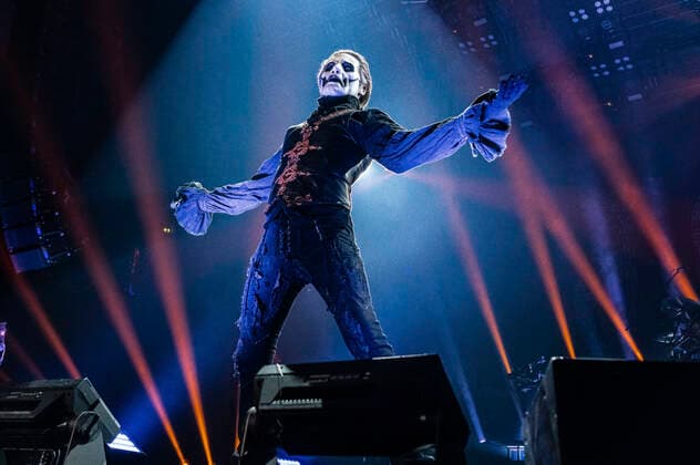 Tobias Forge of Ghost live at a concert of the Imperator Europe Tour at ZAG Arena Hannover, 15 05 2022 Foto:xC.xSpeidelx xFuturexImage
