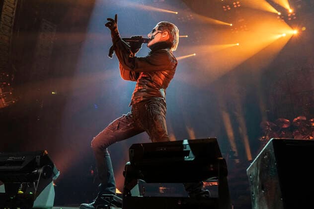 Tobias Forge of Ghost live at a concert of the Imperator Europe Tour at ZAG Arena Hannover, 15 05 2022 Foto:xC.xSpeidelx xFuturexImage