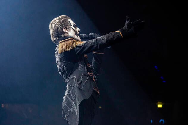 Tobias Forge of Ghost live at a concert of the Imperator Europe Tour at ZAG Arena Hannover, 15 05 2022 Foto:xC.xSpeidelx xFuturexImage