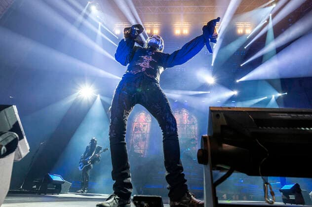Tobias Forge of Ghost live at a concert of the Imperator Europe Tour at ZAG Arena Hannover, 15 05 2022 Foto:xC.xSpeidelx xFuturexImage