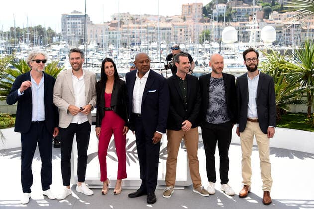 75th Cannes film festival 2022, Photocall Palme d™or d™ honneur. Pictured: Forrest Whitaker, Christophe Castagne, Thomas Sametin, Richard Rocou, Julien Lacet, Nicolas Houlot  Copyright: xAlbertoxTerenghi Cannesx2022x xix xVenezia2020x
