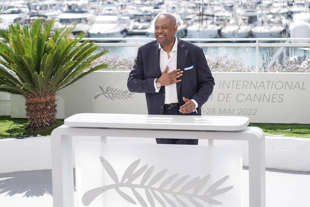 Forest Whitaker (Palme d Or d?Honneur du 75eme FÃ stival de Cannes) CELEBRITES : 75Ã me Festival de Cannes - Photocall de Forest Whitaker Palme d Or d?Honneur - 17 05 2022 NorbertScanella Panoramic 