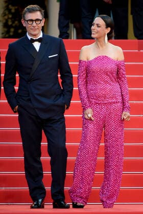 75th Cannes film festival 2022, Red carpet for the Opening Ceremony and ˜Coupez™ (Final cut) film premiere Pictured: Michel Hazanavicius, Berenice Bejo  Copyright: xAlbertoxTerenghi Cannesx2022x xix xVenezia2020x